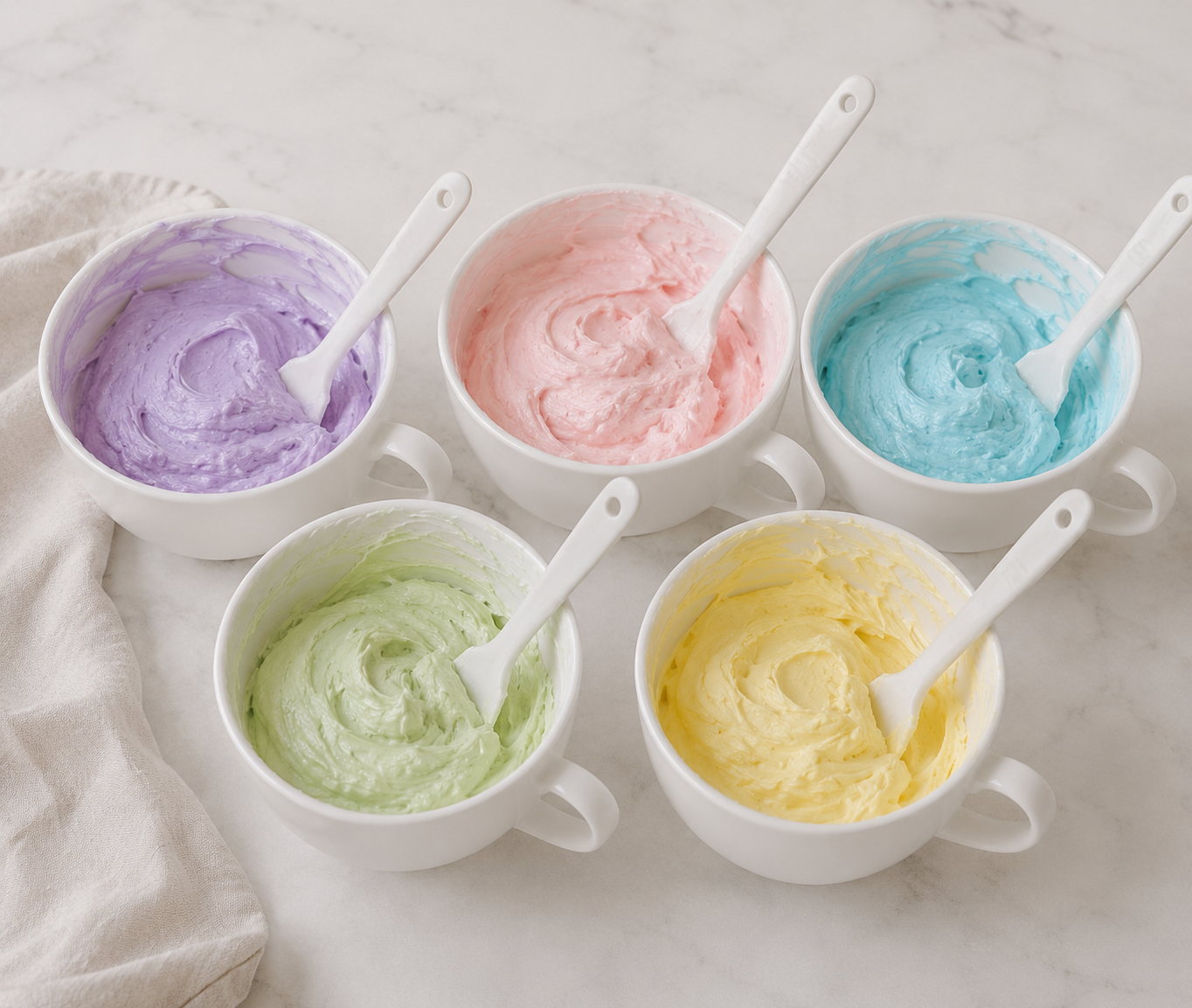 Color mixing cup