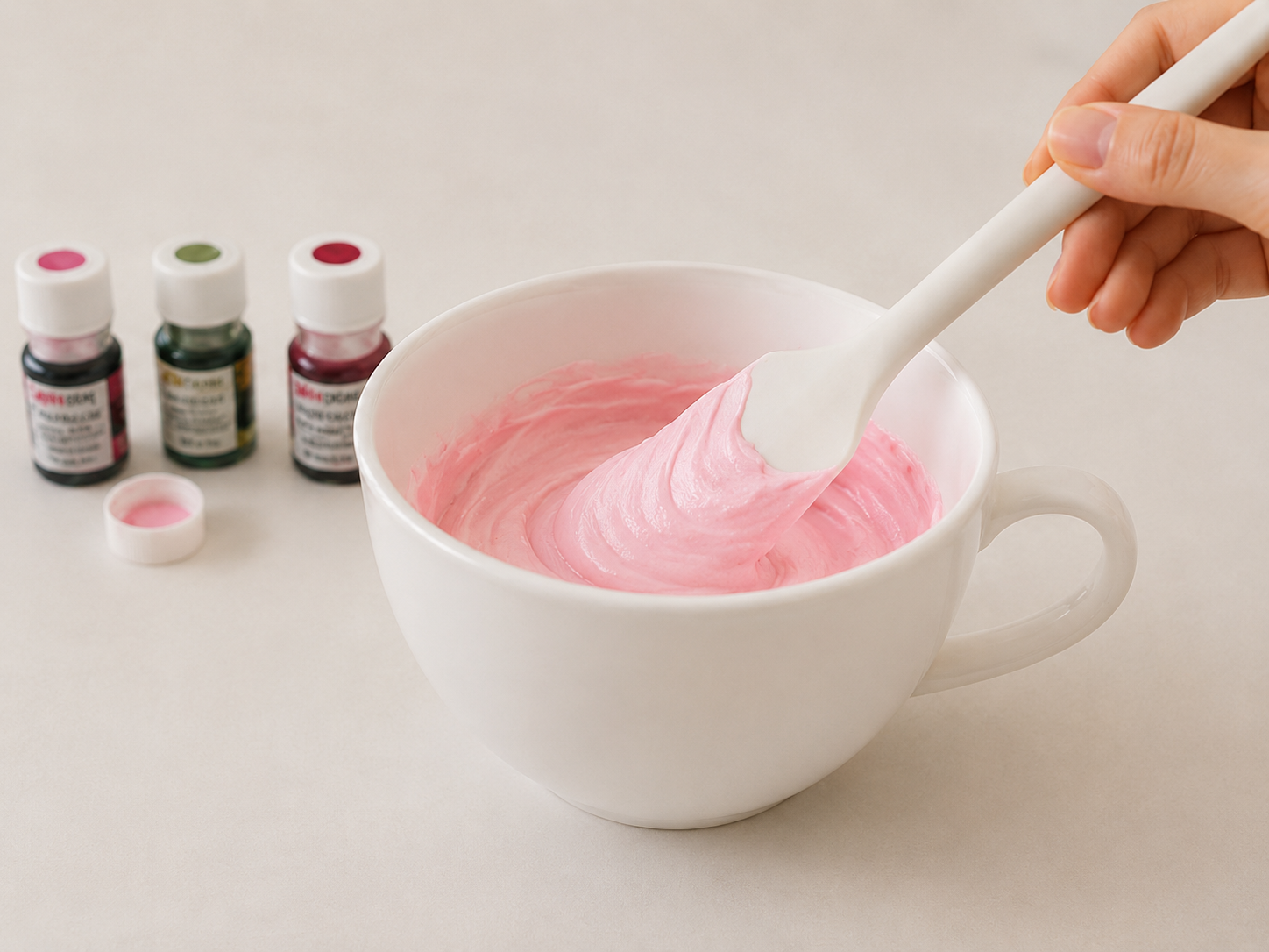 Color mixing cup